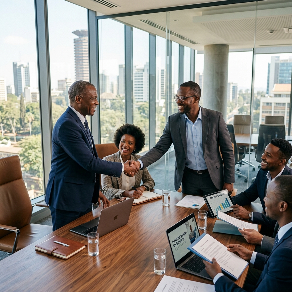 Collaborateurs SESAME et SanlamAllianz